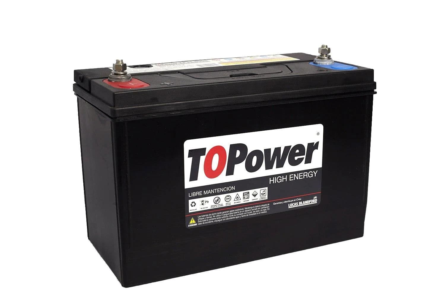 BAT.TOPOWER 100AH TP31800S 800CCA GRUPO 31