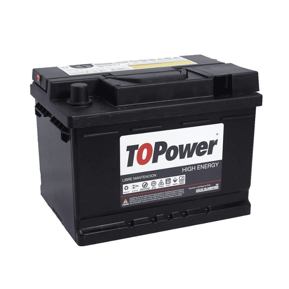 BAT.TOPOWER 60AH TP60D 500CCA GRUPO LB2